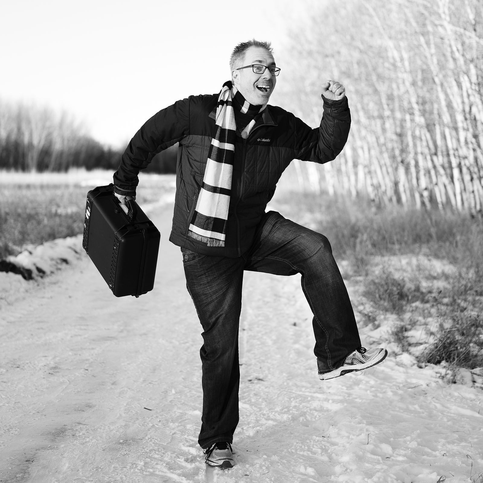 Doug Friesen in a Fun Caper While Testing New Photo Gear