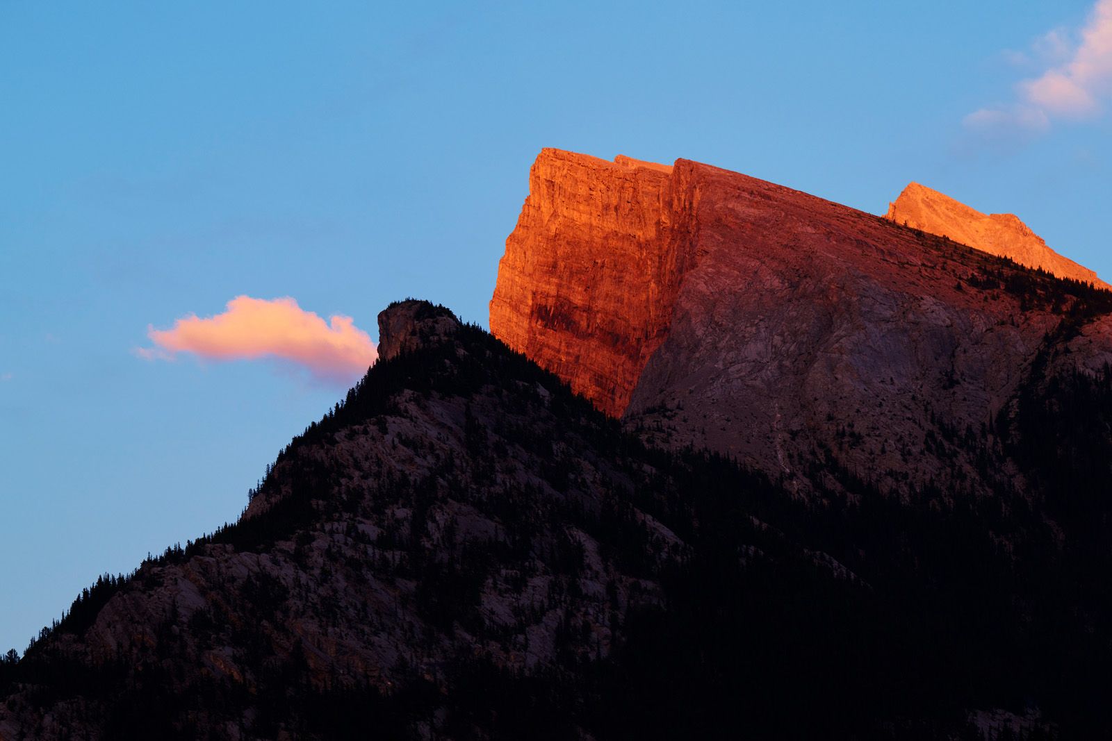 ALPENGLOW IN BANFF | Fine Art Photography by Doug Friesen