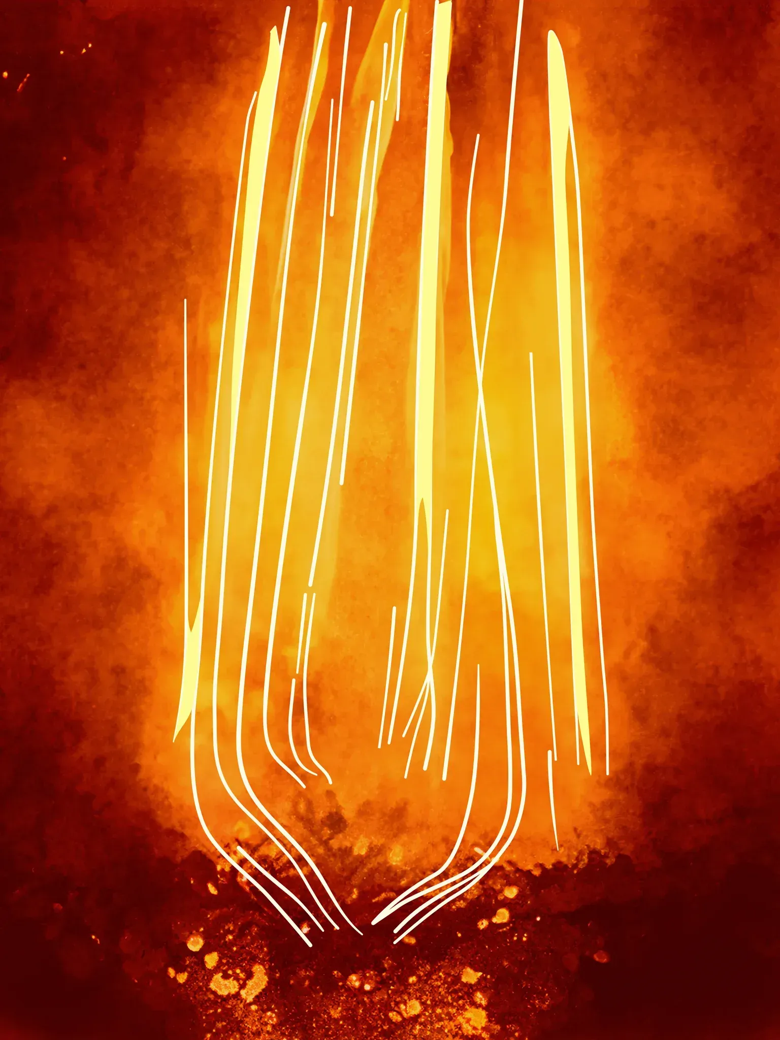 BURN is a Fine Art Bitcoin Ordinal NFT by Doug Friesen