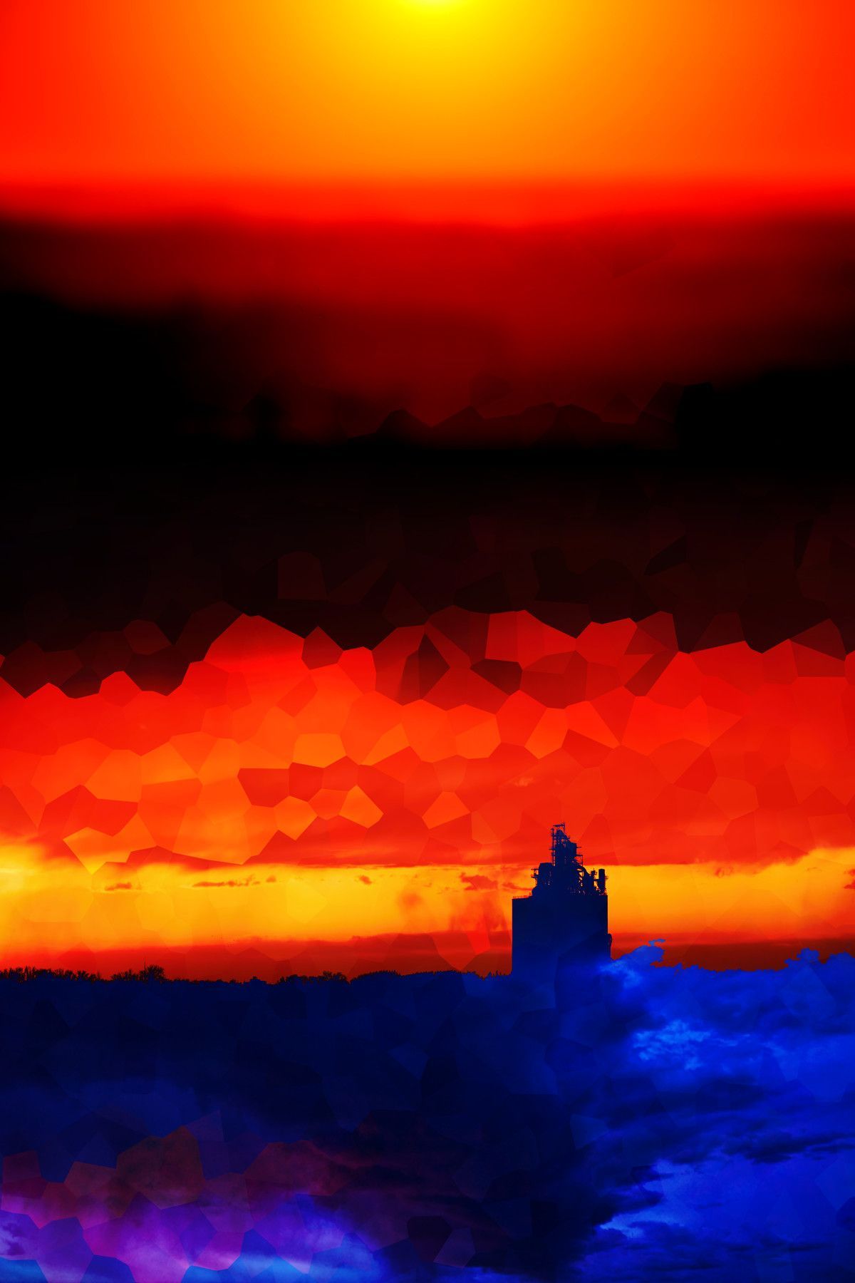 HELLO GOODBYE SUN is a Fine Art Photography Composite by Doug Friesen