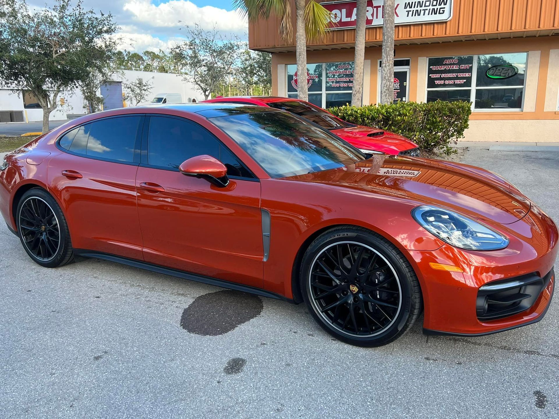 Tesla windshield tint