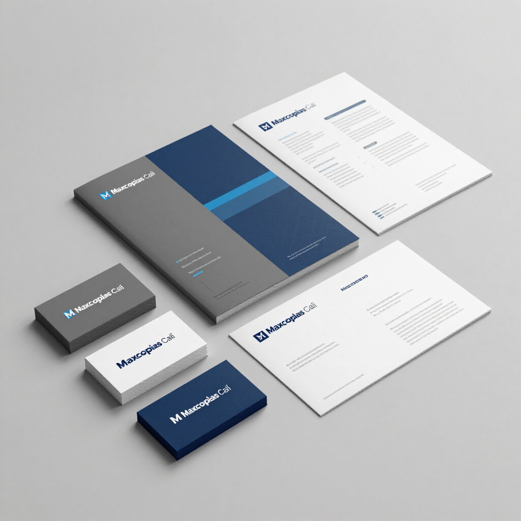 Papeler&iacute;a, folletos y material corporativo