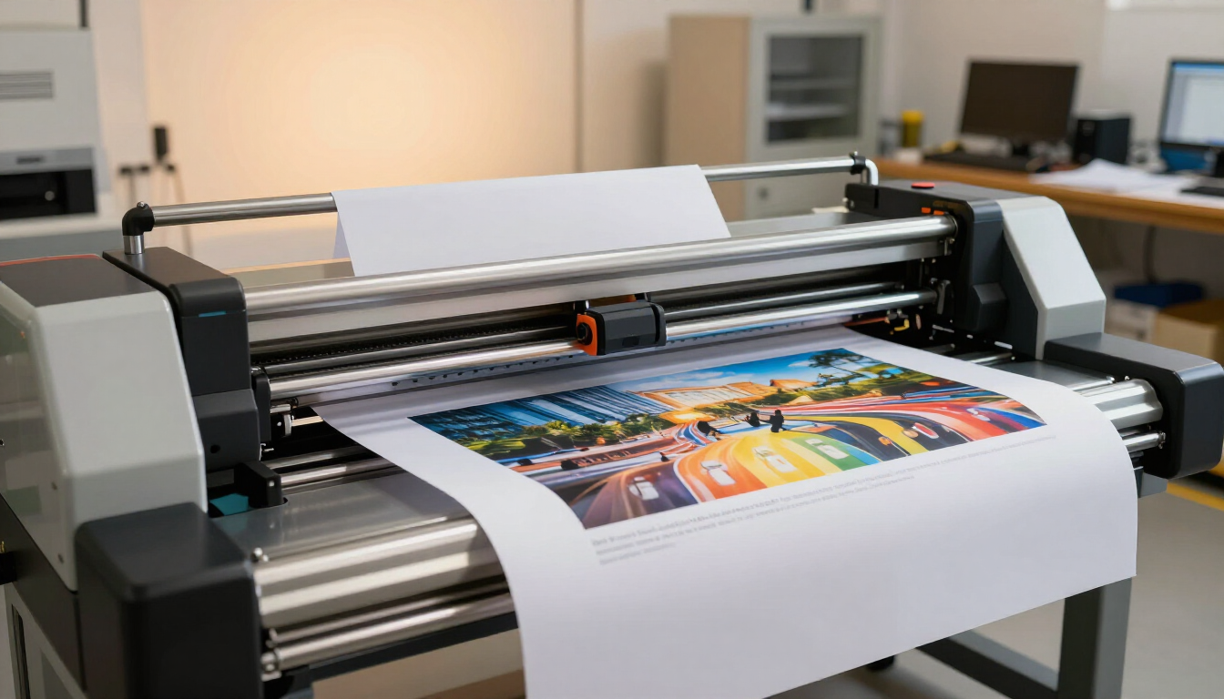 Un científico con bata blanca y gafas de seguridad toma notas mientras observa una muestra en un microscopio de laboratorio.