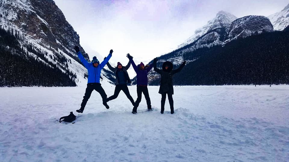canada frozen lake adventure