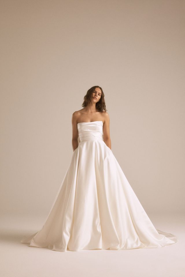 modern debutante dresses Clean Modern Ballgown with Pockets