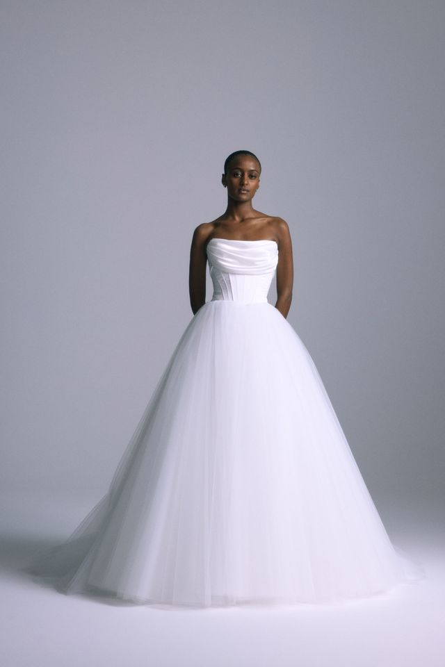 Amsale Little White Bridal/Bridesmaids Dresses Boston MA with Lelite