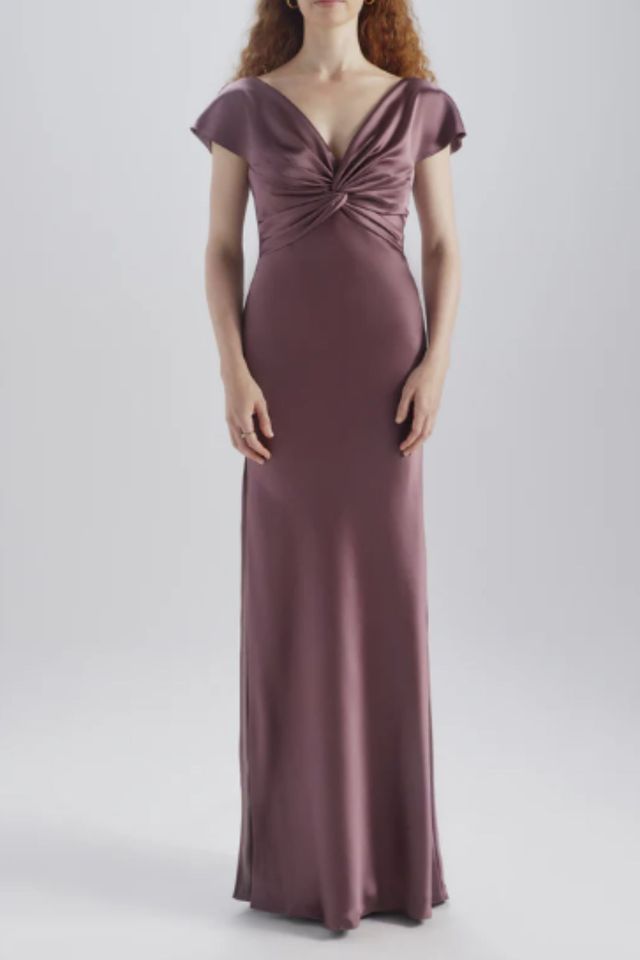 different color purple bridesmaid dresses Burgundy Tulle Purple Mismatched Bridesmaid Dresses, BD114 main image 1