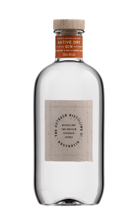 The Outback Distilling Co. Native Dry Gin crafted with Australian botanicals