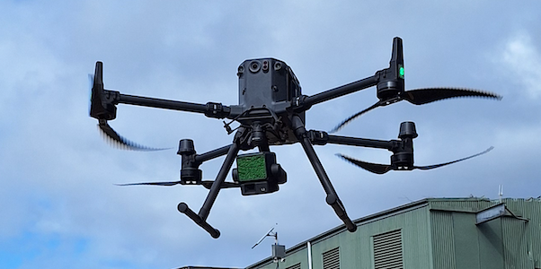Drone flying in the sky — Tailored Spatial Solutions in Cairns City, QLD