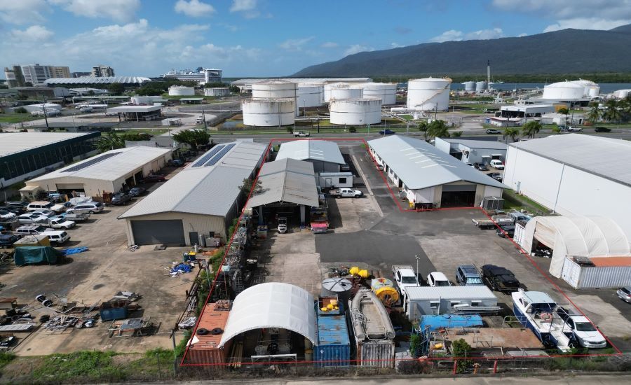 An Aerial View of a Cell Phone Tower in the Middle of a Forest — Tailored Spatial Solutions in Cairns City, QLD