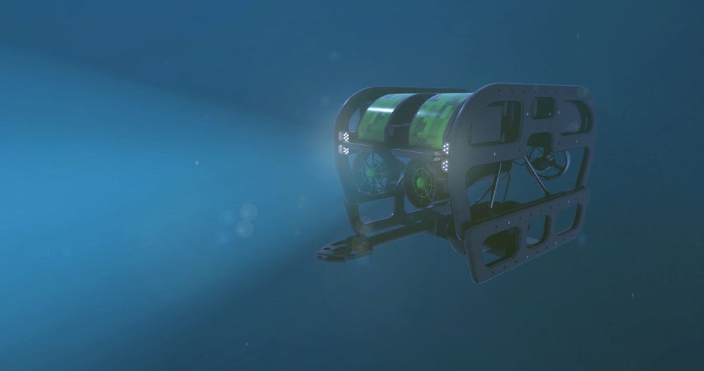 ROV under water