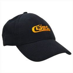 Black baseball cap with yellow 