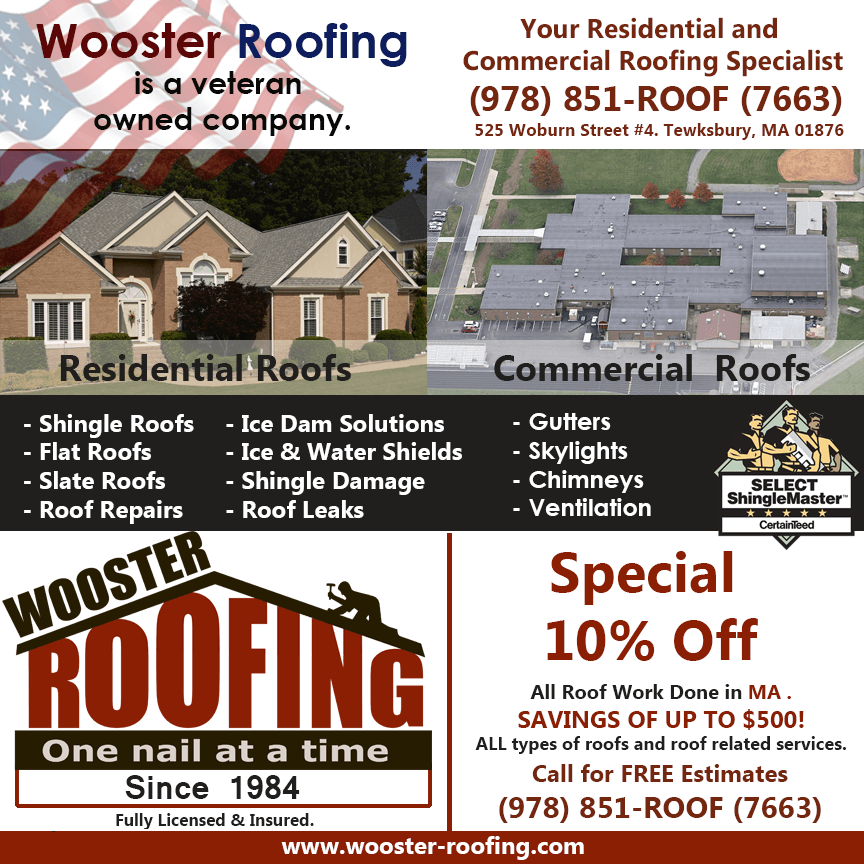 wooster roofing 10% coupon