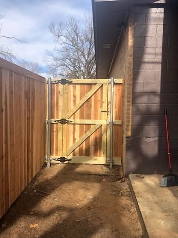 Residential White Fence