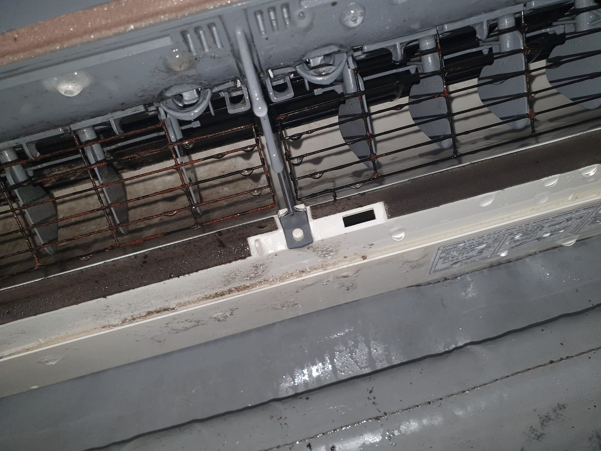 An Air Conditioning Unit Interior — Coach That Cleans in Speewah, QLD