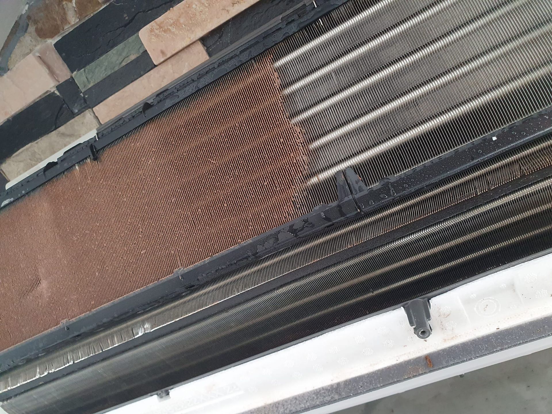 A Window Air Conditioner Internal Components — Coach That Cleans in Speewah, QLD