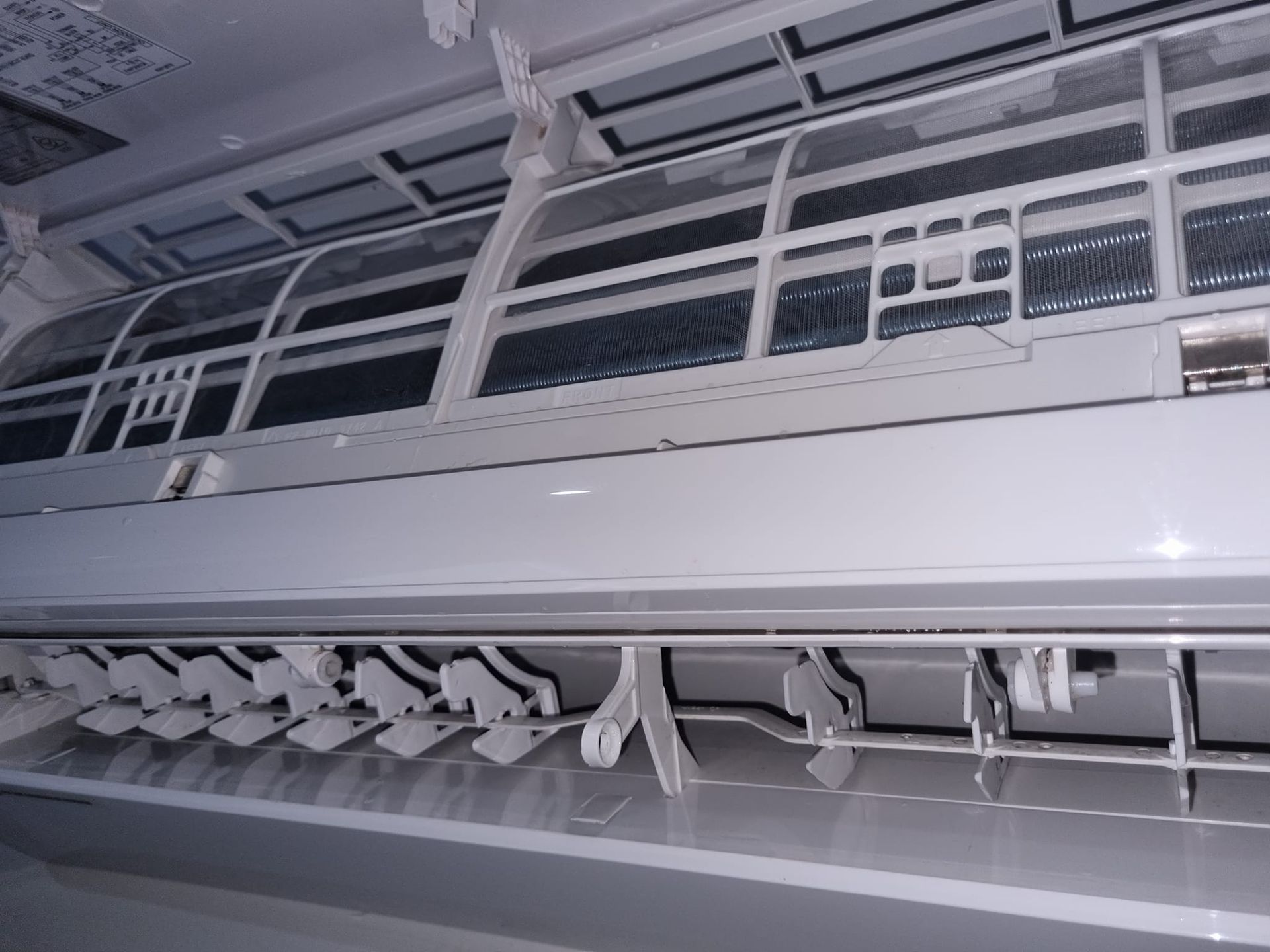 An Air Conditioner Interior with Filters and Vents — Coach That Cleans in Speewah, QLD