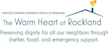 A logo for the warm heart of rockland preserving dignity for all our neighbors through shelter food and emergency support