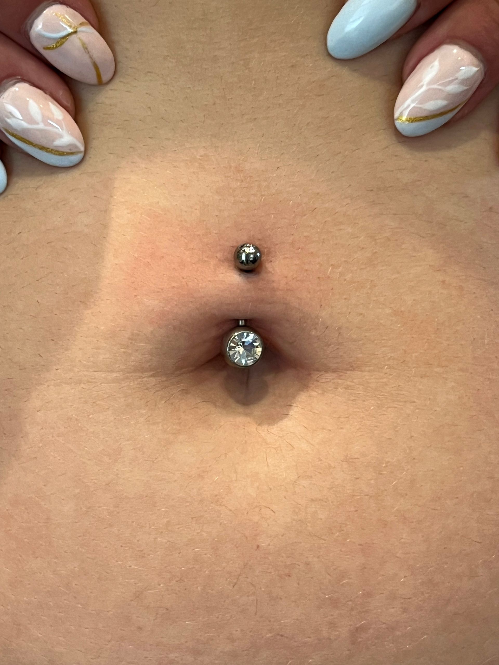 Navel piercing