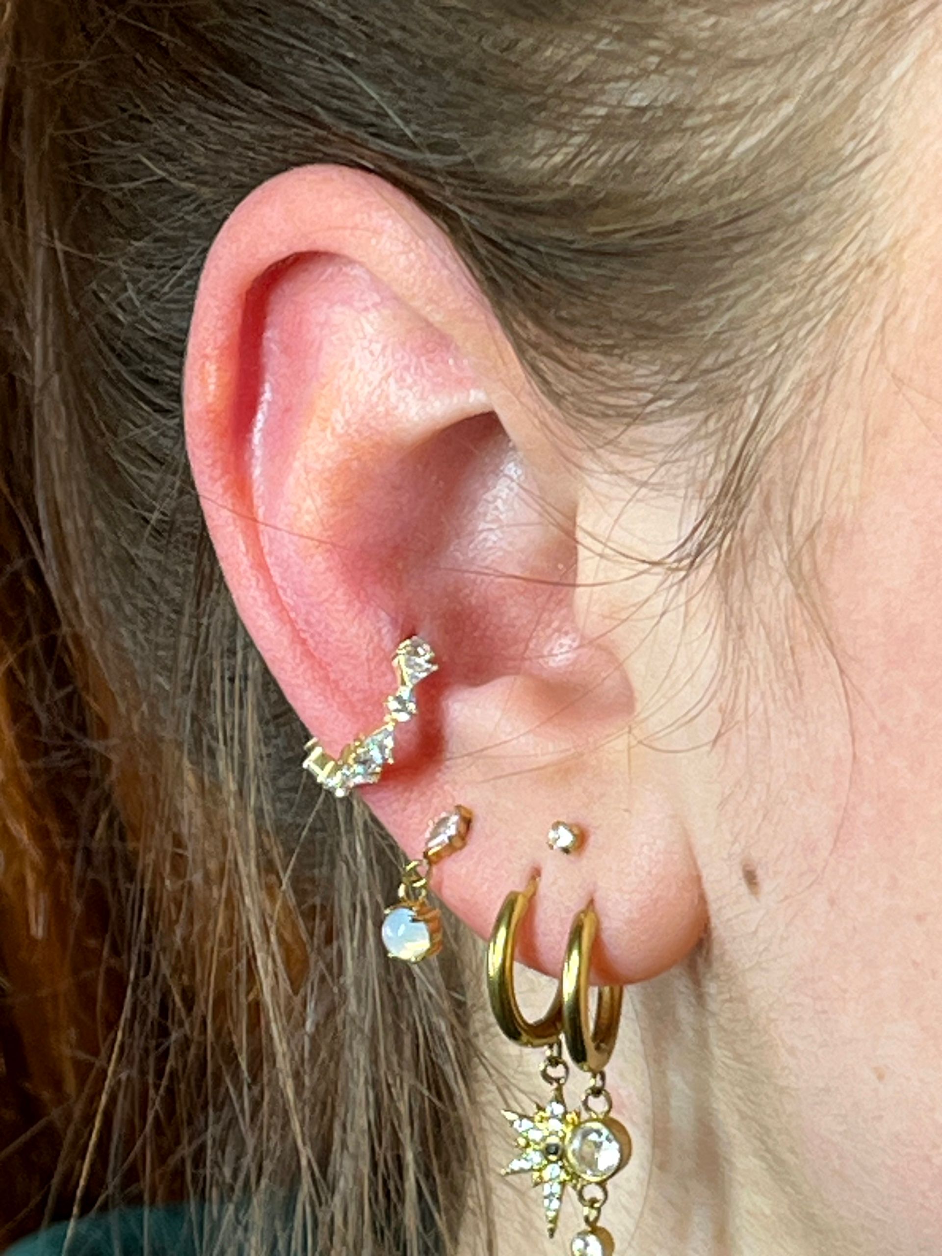 Extra piercing in oorlel