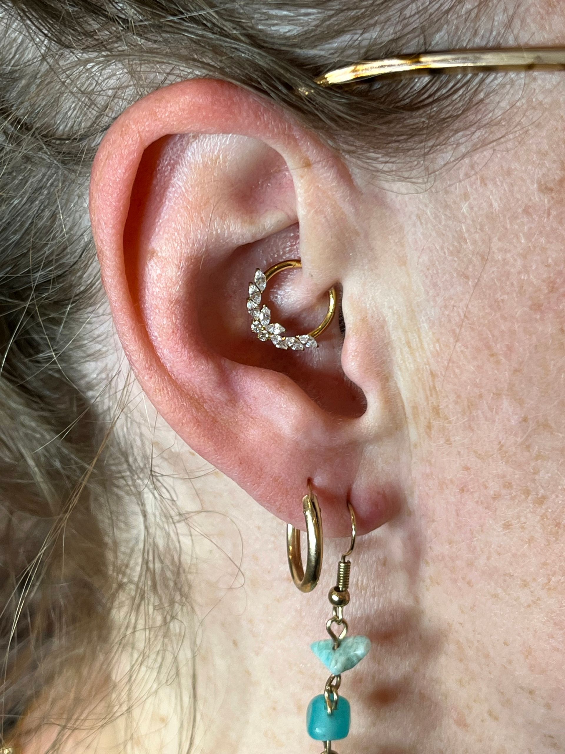 Daith piercing nieuw sieraad
