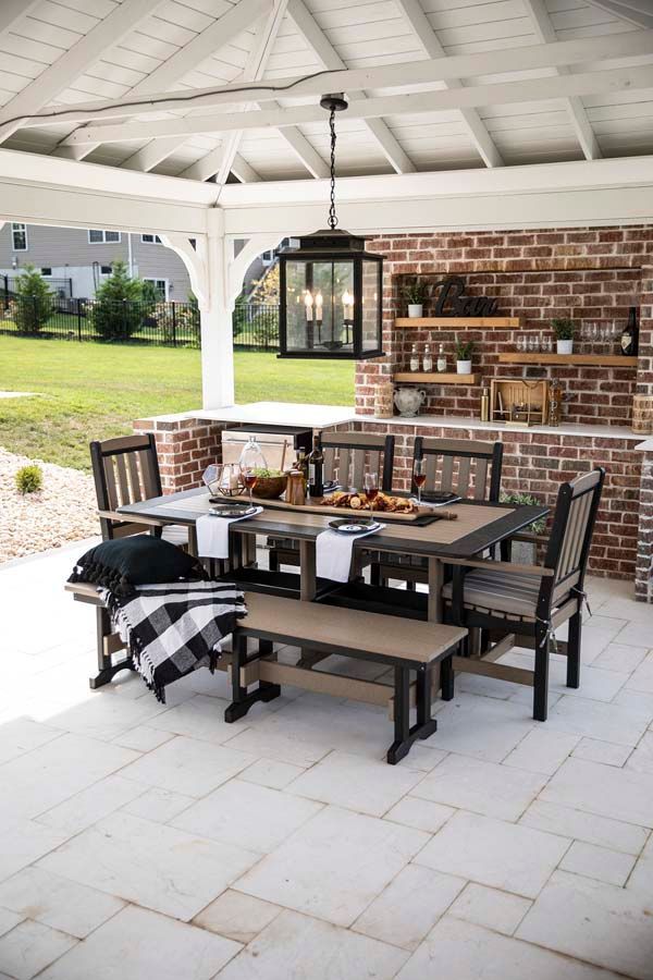Outdoor dining, and seating