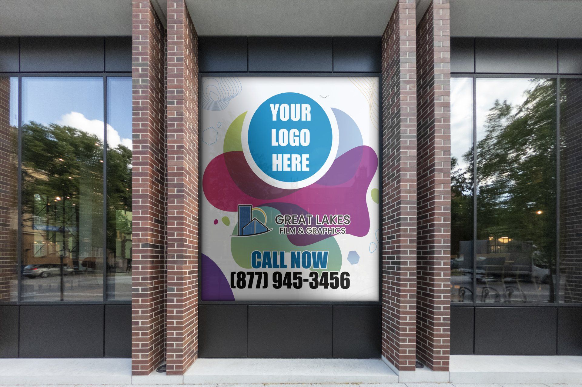 perforated vinyl graphics