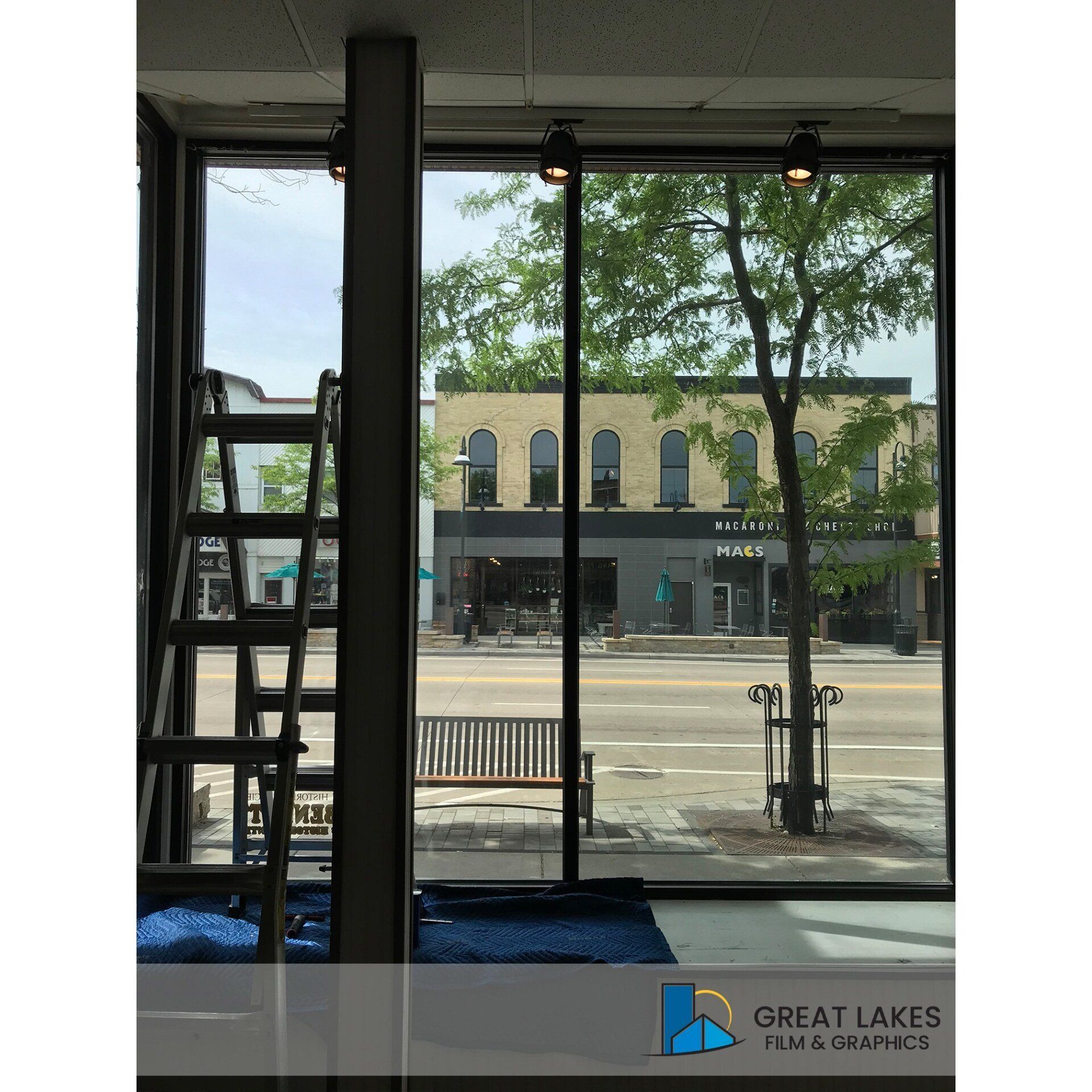 commercial window film installation Milwaukee