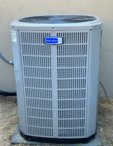 American Standard Silver Series AC unit installed for energy-efficient air conditioning in Southern California