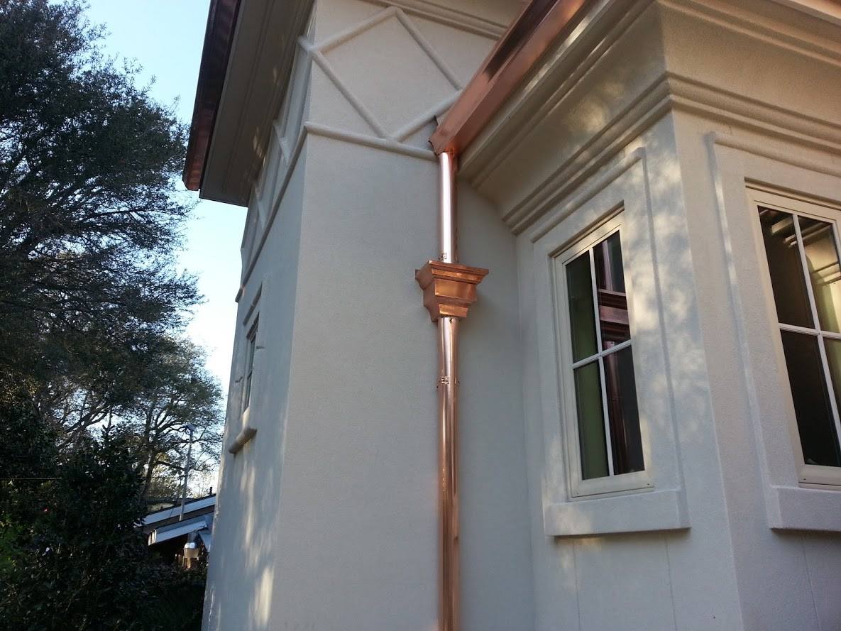Copper Gutters — Ft. Walton Beach, FL — Architectural Gutter Systems
