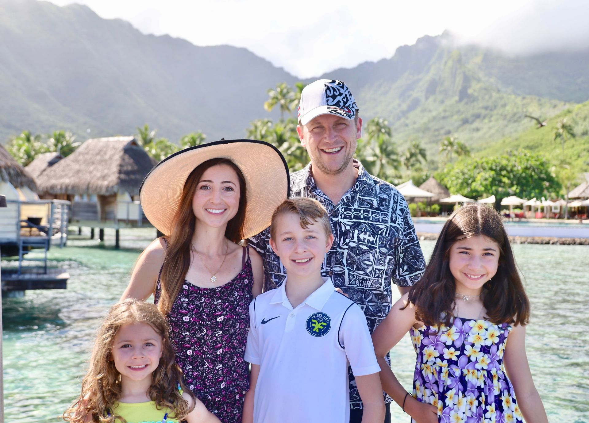 family photo in Fiji