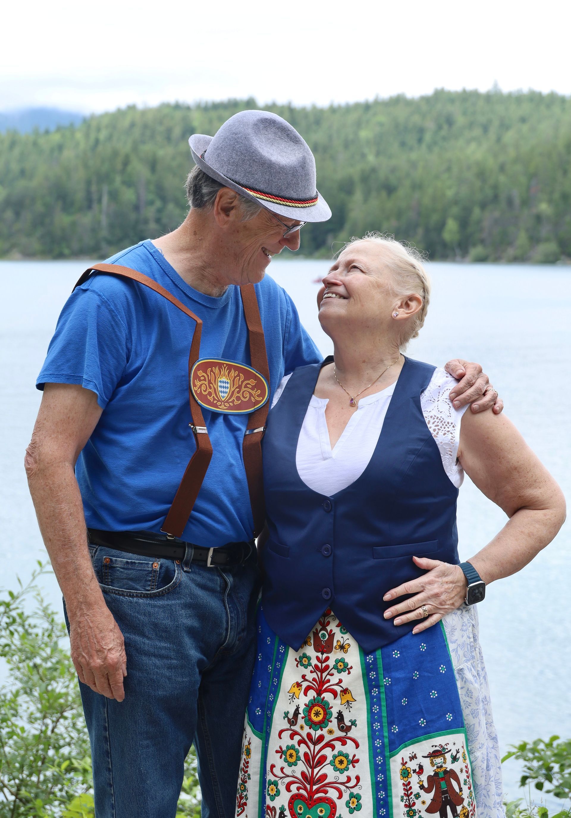 grandparents in German costume 