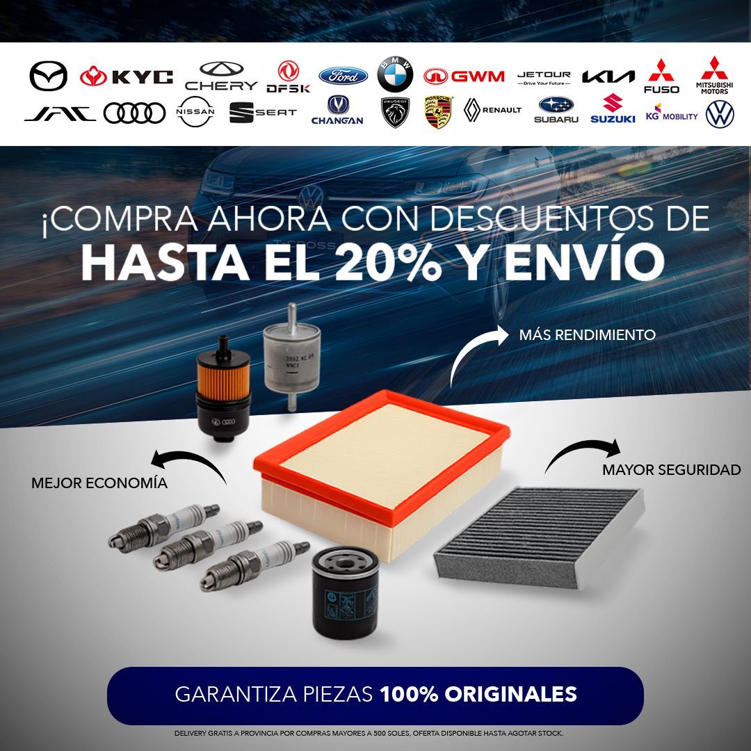 Anuncio de discos de freno para coche, con modelos, descuentos y envío gratuito. Incluye logotipos de marcas de coches.