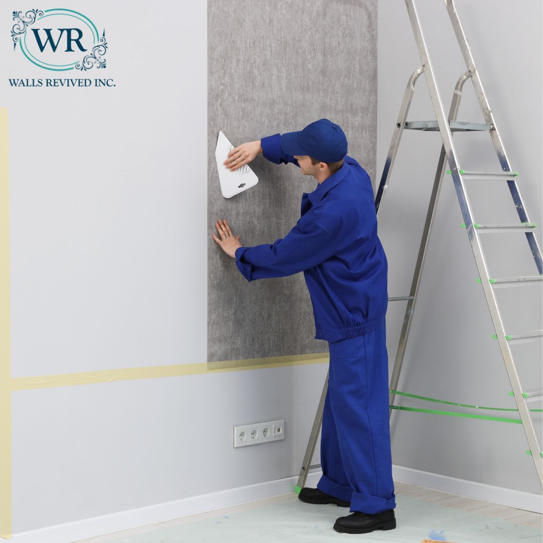 your wallpaper is peeling