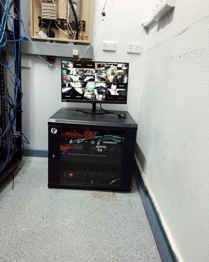 Security monitor in a room— Security Systems in Armidale, NSW