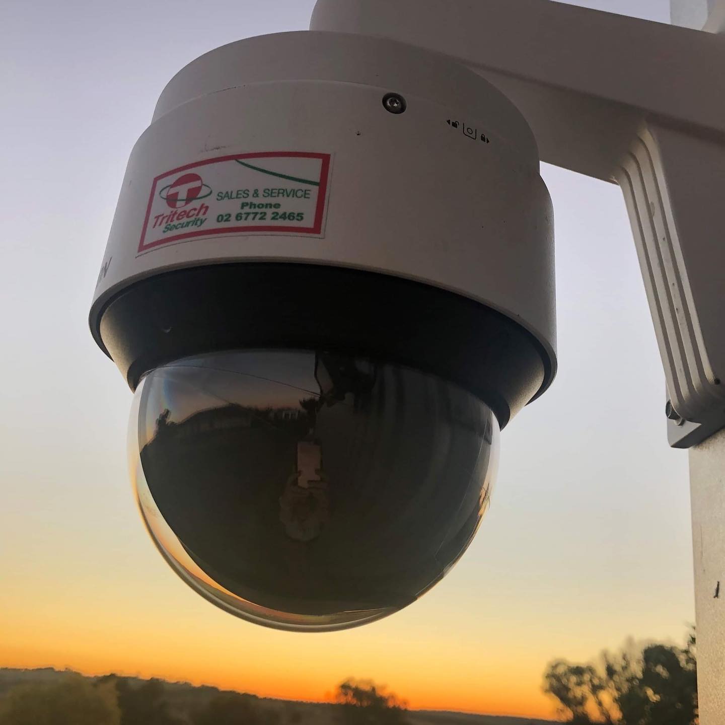 White CCTV camera up close — Security Systems in Armidale, NSW
