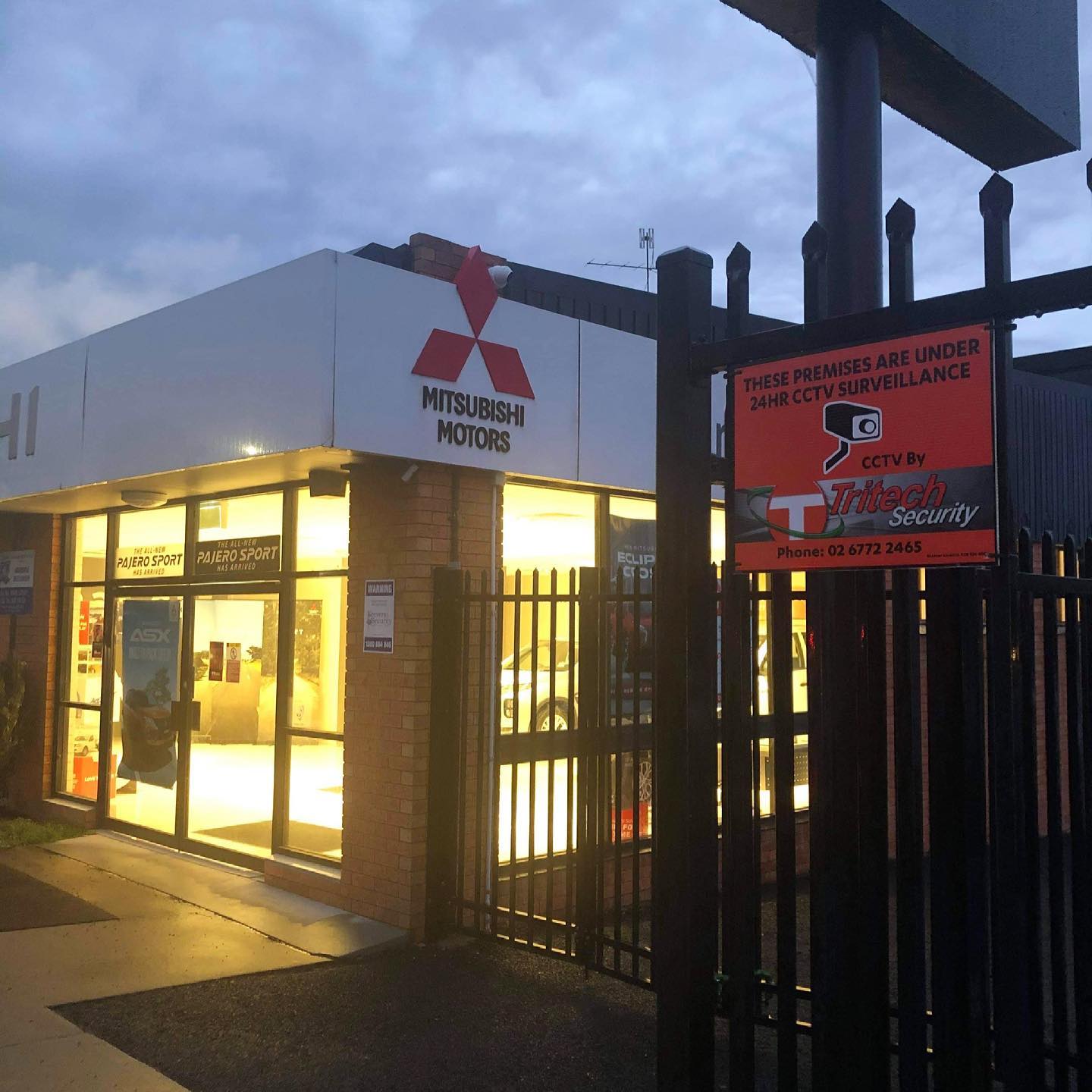 Car company with security camera — Security Systems in Armidale, NSW