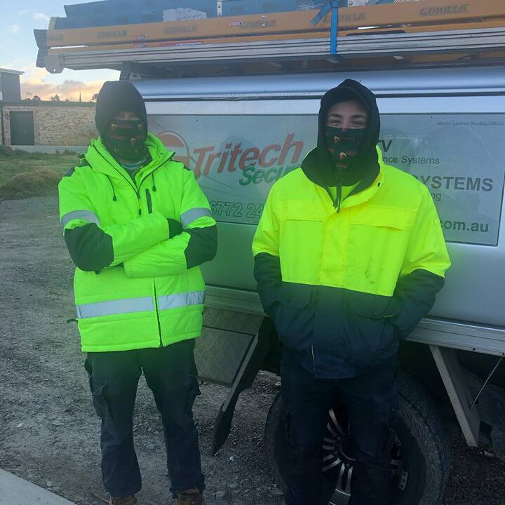 Two security employees — Security Systems in Armidale, NSW