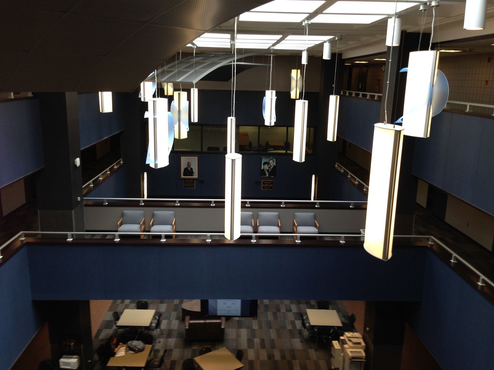 YSU Cushwa Hall lights