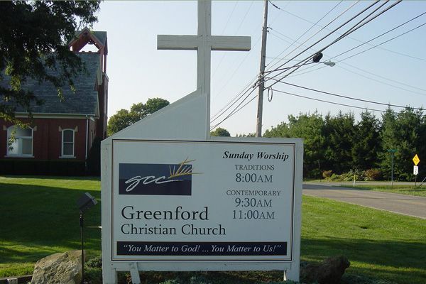 Greenford Christian Church sign