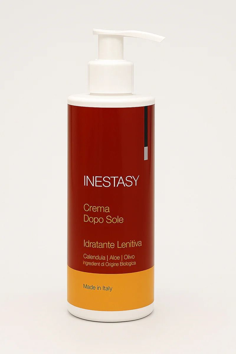 Una bottiglia di lozione inestasy con una pompa