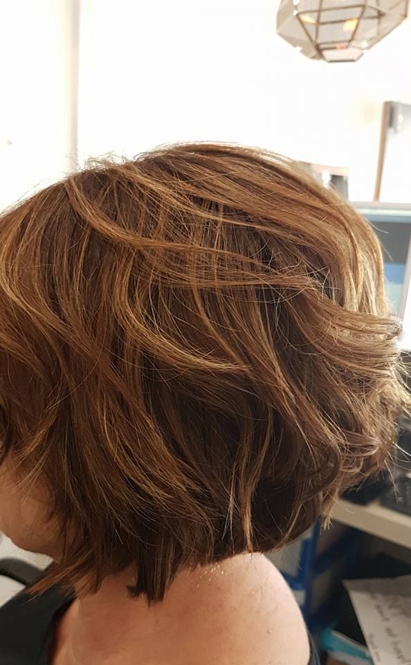 Bob Haircut With Brown and Blonde Highlights — ClaireAbella Hair Studio In Kariong, NSW