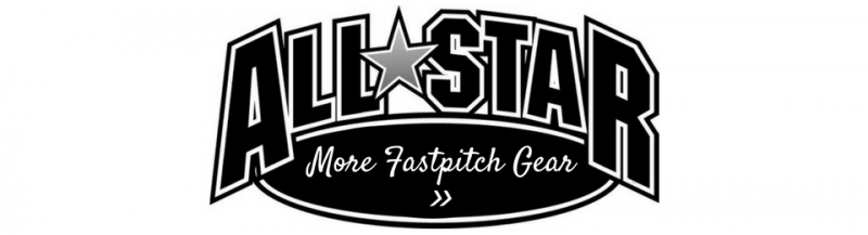 All Star More Fastpitch Gear logo in black and white