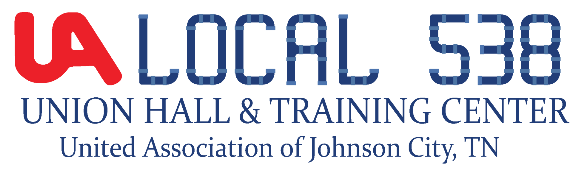 United Association Local 538 Union Hall & Training Center Horizontal Logo