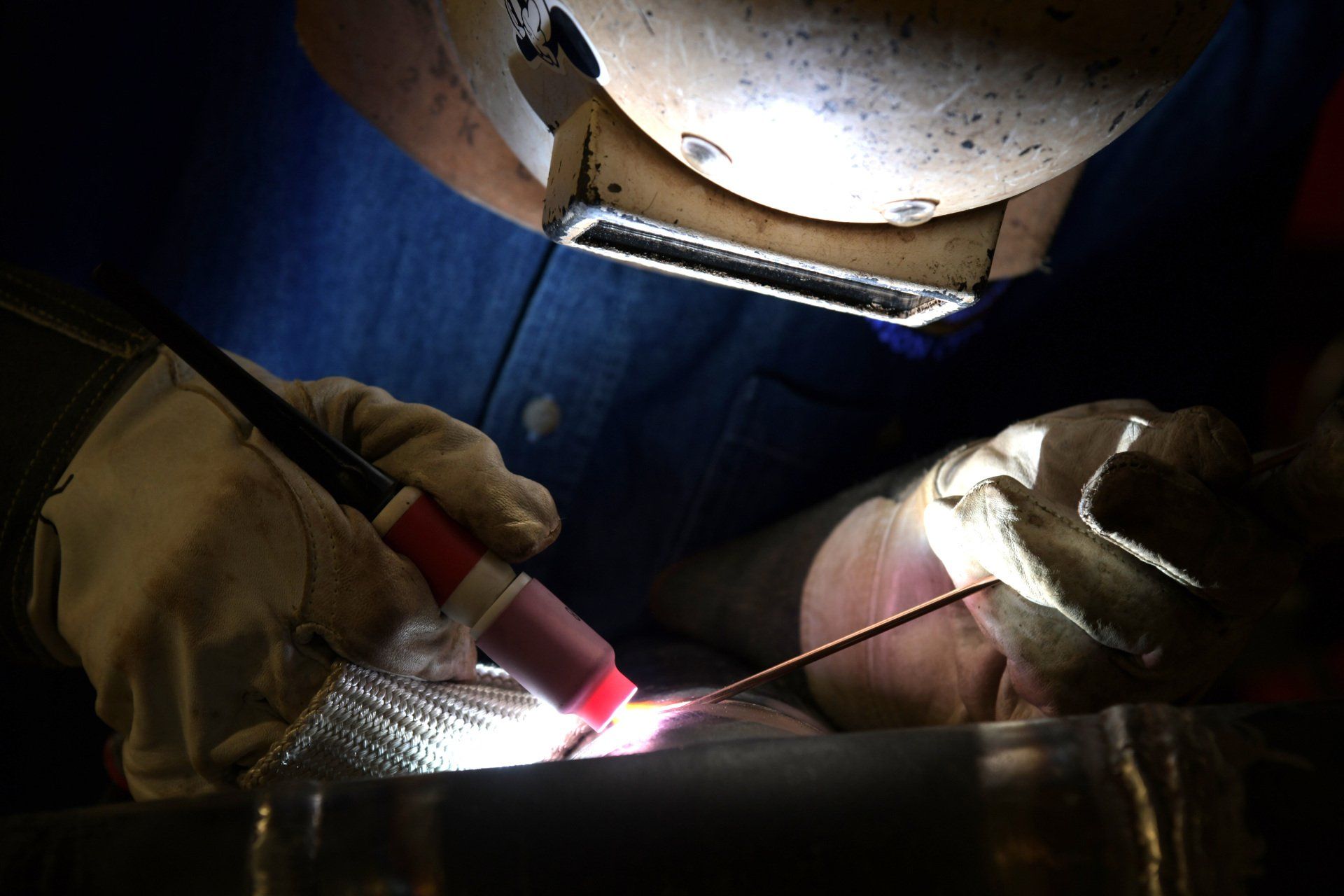 Local 538 apprentice tig welding