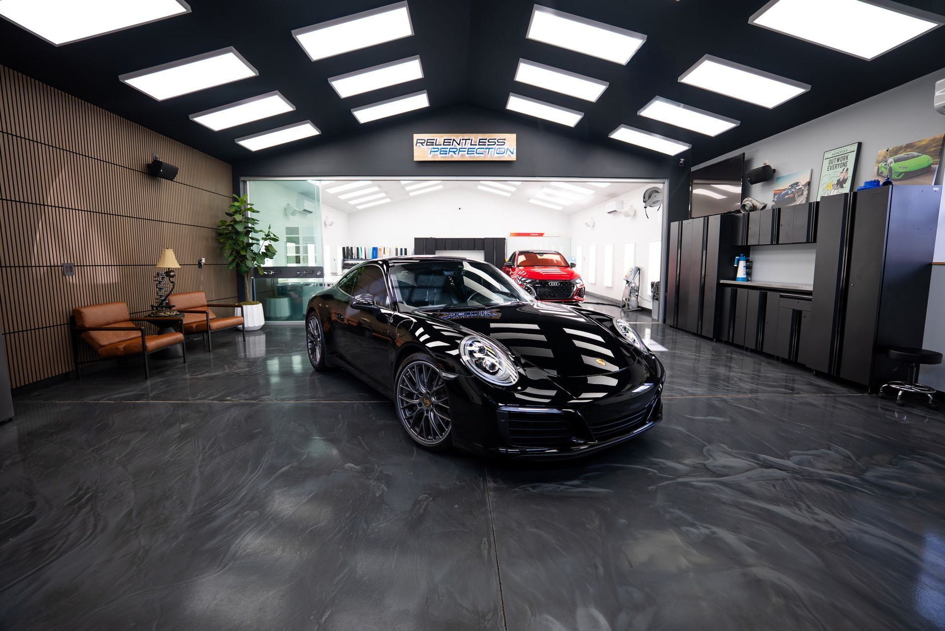 A white background with a few lines on it