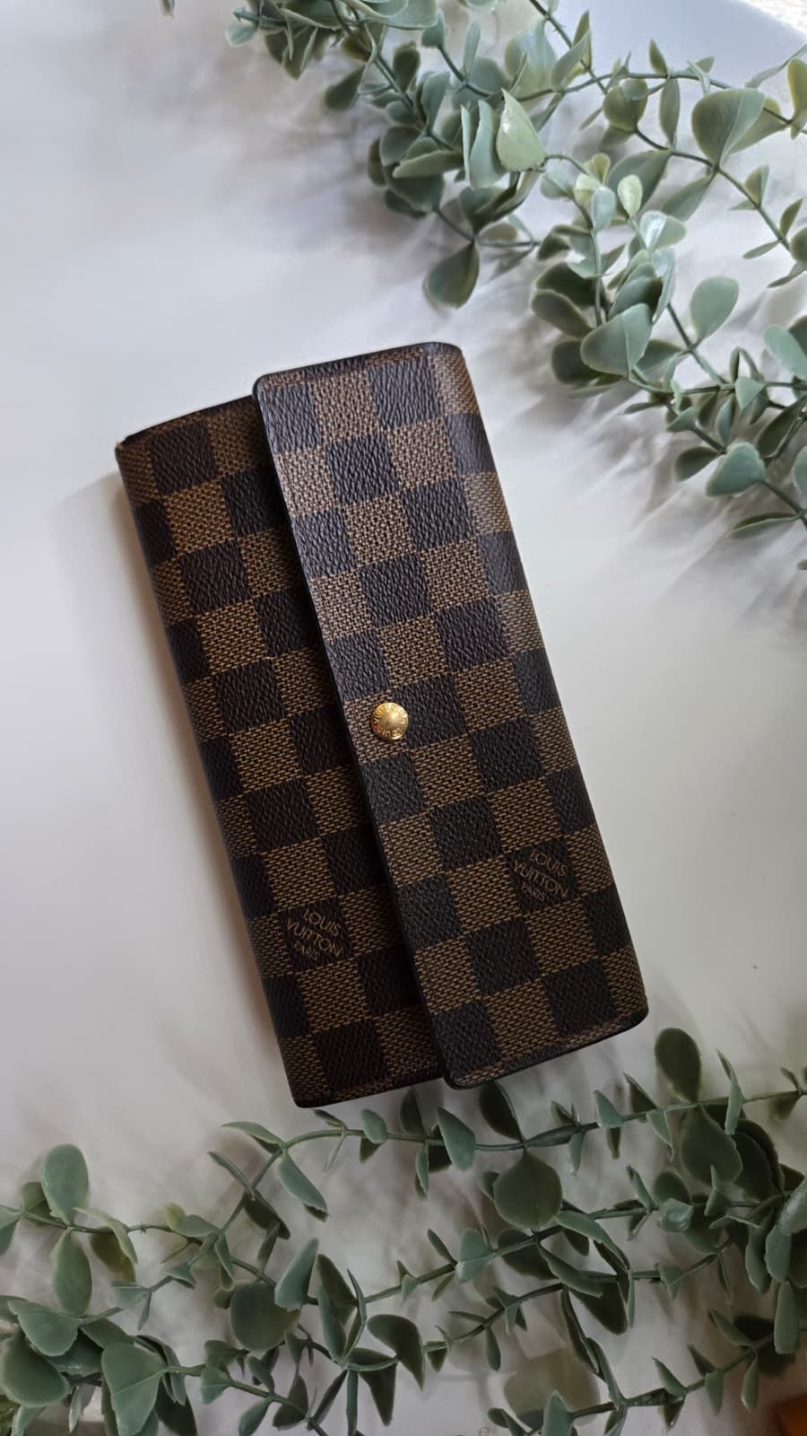 Pre-owned Sara wallet Damier Ebene