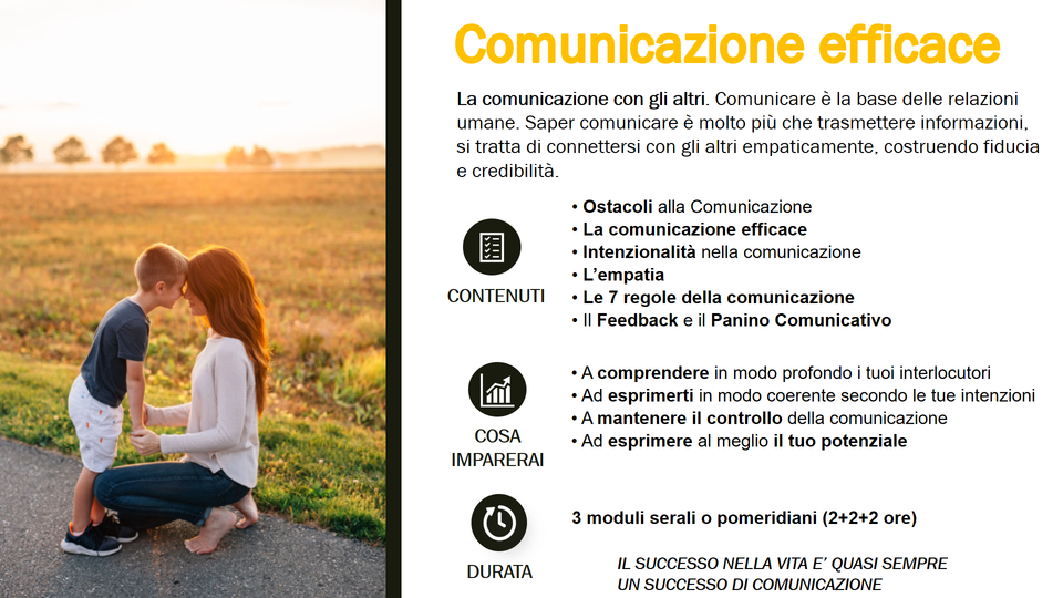 Comunicazione Efficace con gli altri