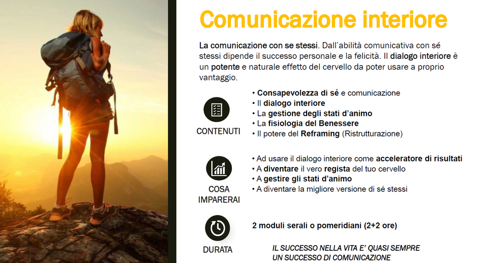 Comunicazione Efficace con sé stessi