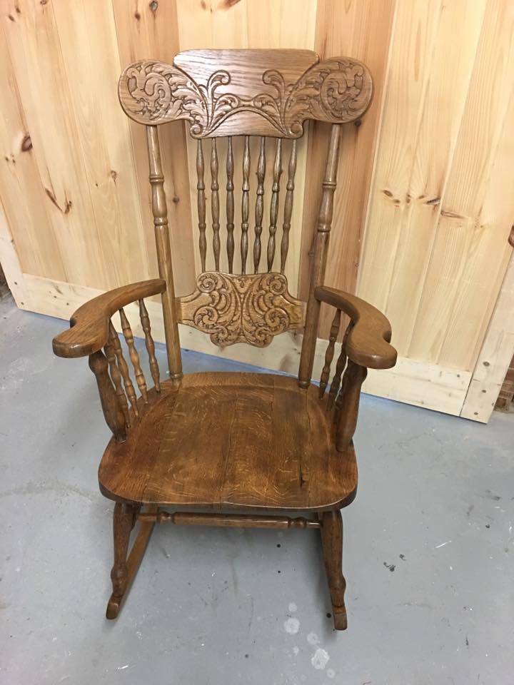 Beautiful Refinished Rocker — Malden Bridge, NY – Pitkin Co. Refinishers